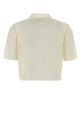 Ivory crochet shirt FRAME (WS26WBL021)