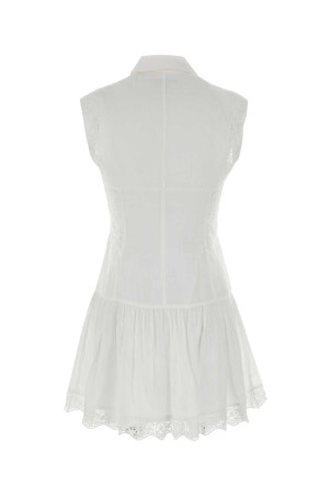 White ramie mini dress FRAME (WS26WDR013)