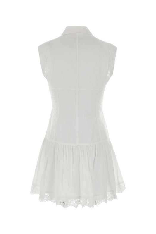 White ramie mini dress FRAME (WS26WDR013)