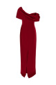 Column dress Red
