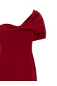 Column dress Red
