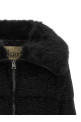 Black Astrakhan effect jacket Black