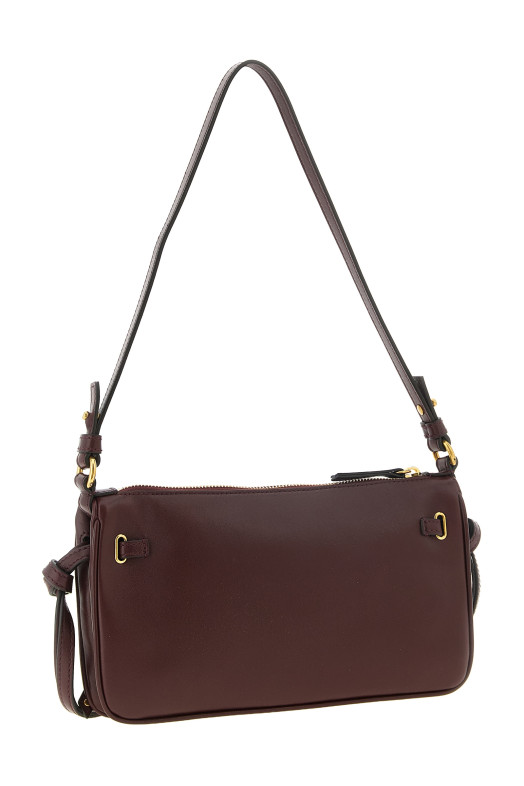 'Paddington Sling' burgundy mini clutch Bordeaux