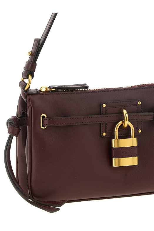 'Paddington Sling' burgundy mini clutch Bordeaux