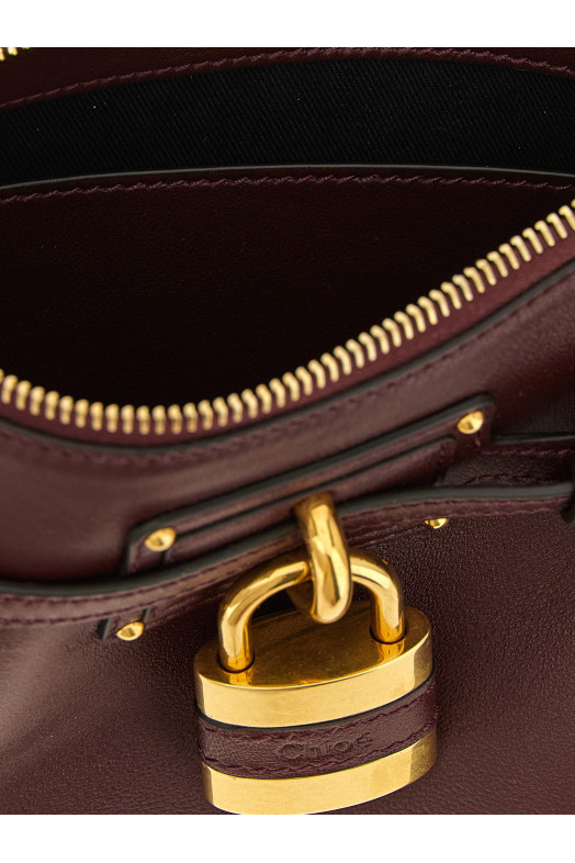 'Paddington Sling' burgundy mini clutch Bordeaux