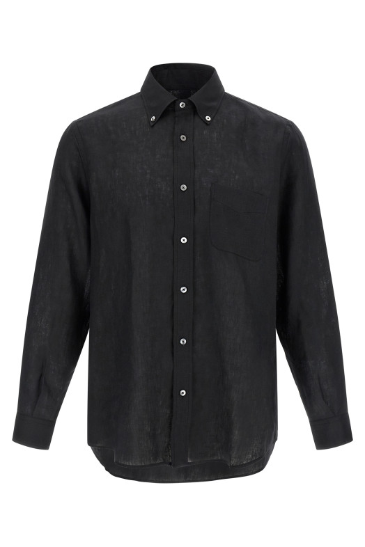 Linen shirt Black