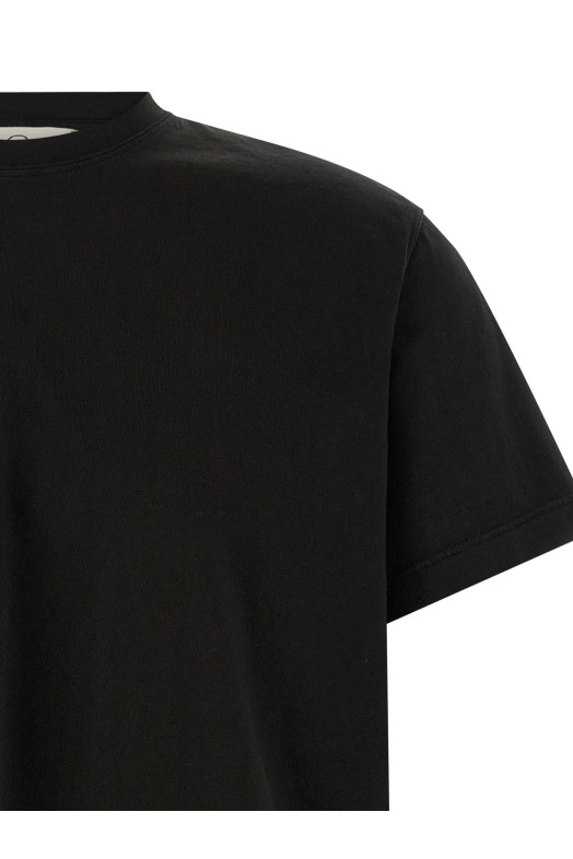 Хлопковая футболка черного цвета TSHIRTMANICACORTENERO