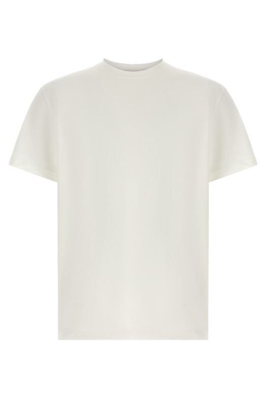 Хлопковая футболка, белого цвета TSHIRTMANICACORTEBIANCO