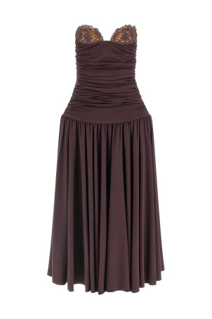 '28' dress Bordeaux