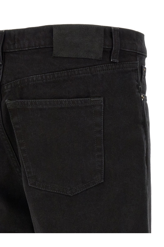 Tapered leg jeans Black