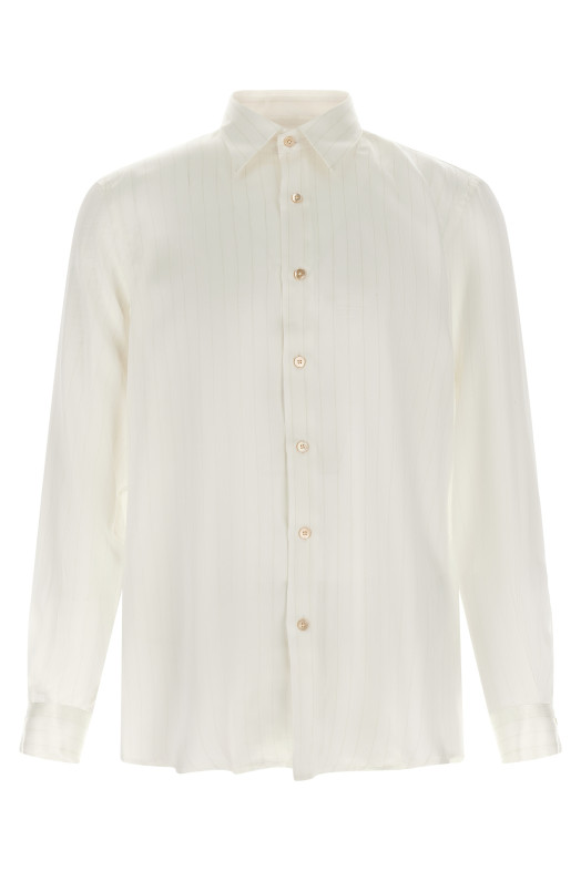Striped shirt Beige