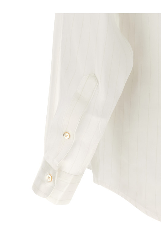 Striped shirt Beige