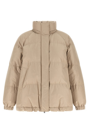 Beige taffeta down jacket Beige