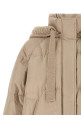 Бежевая пуховик из тафты Бежевый BRUNELLO CUCINELLI MH5253266C030
