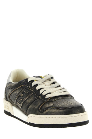 'Fendi Match' leather sneakers Brown