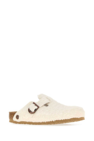 White wool Birkenstock by Cole Bennet Boston slippers Beige BIRKENSTOCK 1774 (1033442)