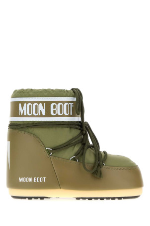 Sage green nylon Icon Low ankle boots MOON BOOT (1409340)
