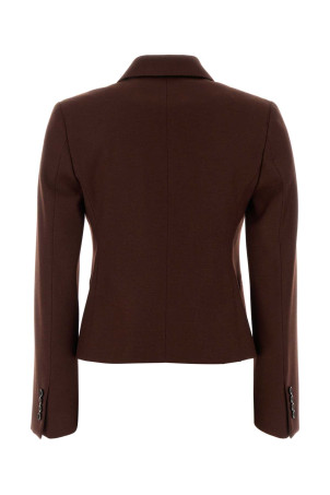 Burgundy wool Angizia blazer MAX MARA (2621046273600)