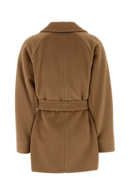 Camel wool Mondina coat Blue MAX MARA (2621086082600)