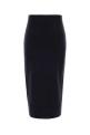 Midnight blue viscose blend Gamma skirt MAX MARA (2621306021600)