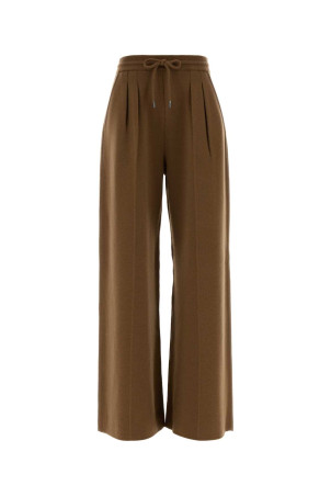 Brown wool blend Funale wide-leg pant MAX MARA (2621336013600)