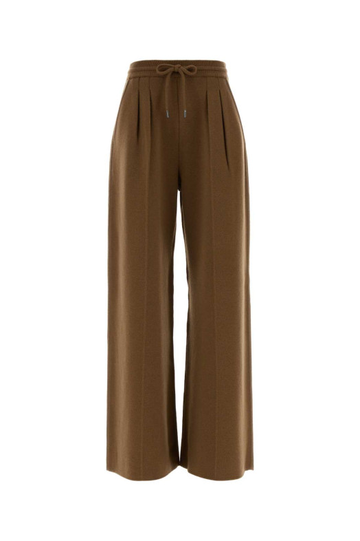 Brown wool blend Funale wide-leg pant MAX MARA (2621336013600)