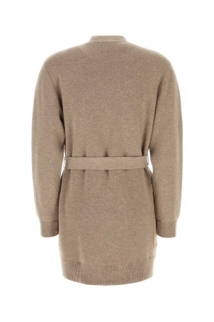 Beige wool blend Oliveto cardigan MAX MARA (2621346193600)
