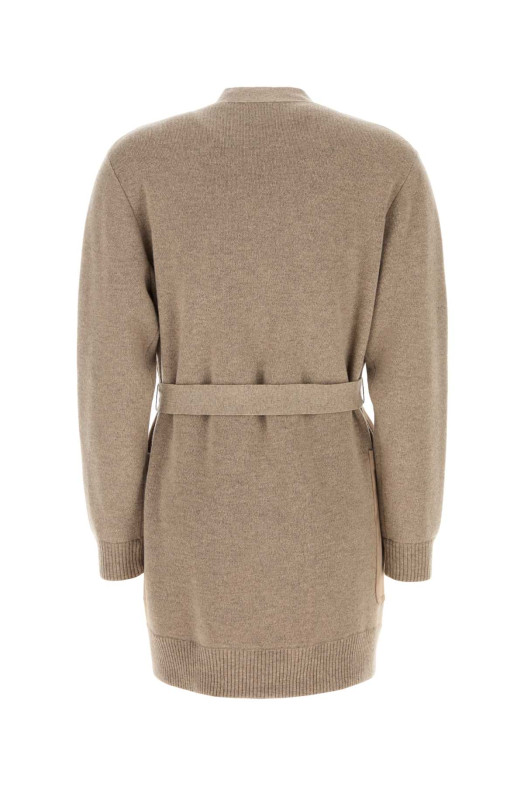 Beige wool blend Oliveto cardigan MAX MARA (2621346193600)