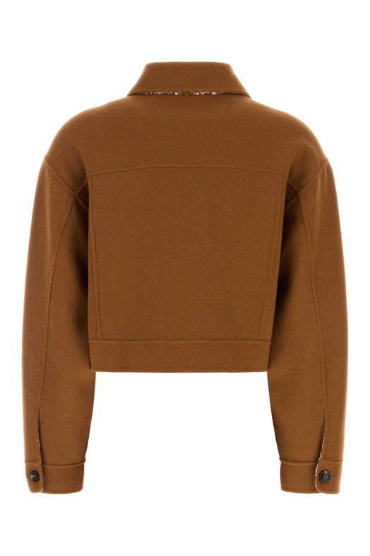 Caramel wool blend Utopia reversible jacket MAX MARA (2621916022600)