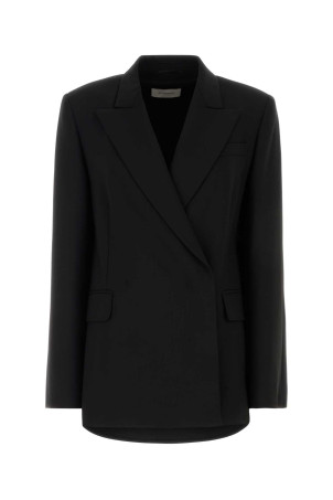 Black stretch gabardine Gestro blazer SPORTMAX (2622046033600)