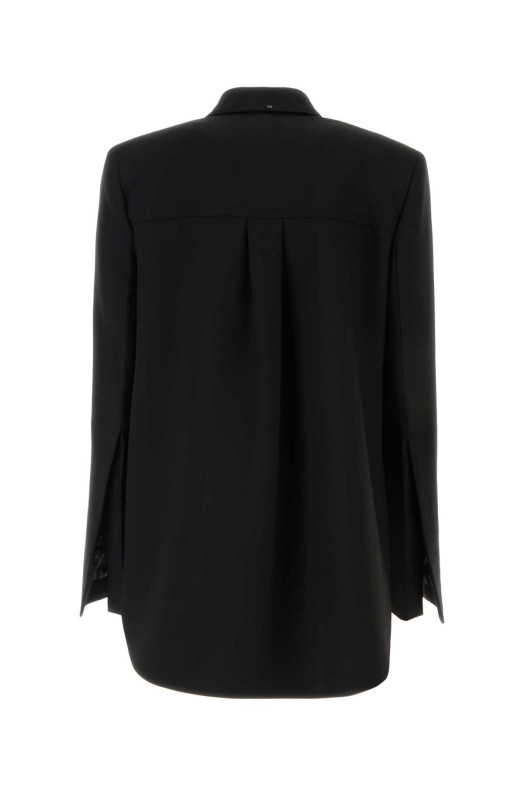 Black stretch gabardine Gestro blazer SPORTMAX (2622046033600)