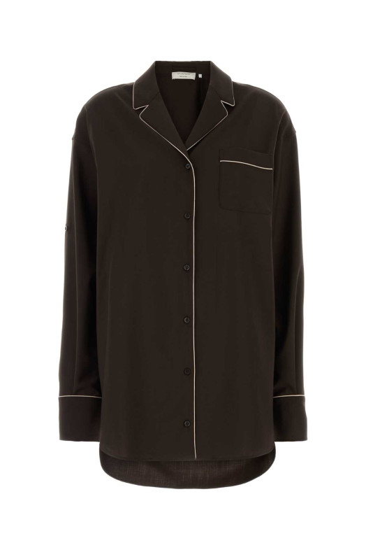 Brown wool Alice shirt Black SPORTMAX (2622196042600)