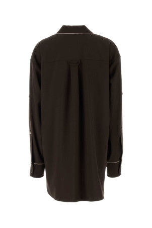 Brown wool Alice shirt Black SPORTMAX (2622196042600)