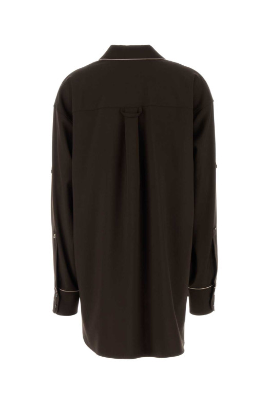 Brown wool Alice shirt Black SPORTMAX (2622196042600)