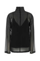 Black silk Cosetta blouse Blue SPORTMAX (2622266012600)