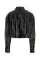 Black leather Liuti jacket Blue SPORTMAX (2622446022600)