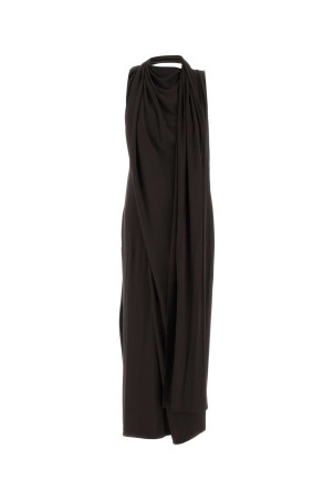 Brown jersey Staffa long dress SPORTMAX (2622626042600)