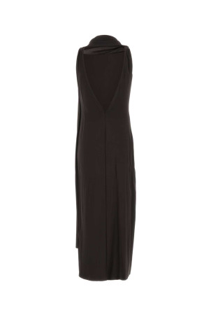 Brown jersey Staffa long dress SPORTMAX (2622626042600)