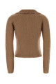 Camel nylon blend Febe polo shirt MM STUDIO (2626366102600)