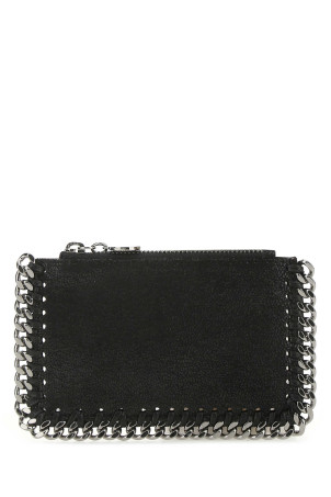 Black shaggy deer card holder Black STELLA McCARTNEY (422364W9132)