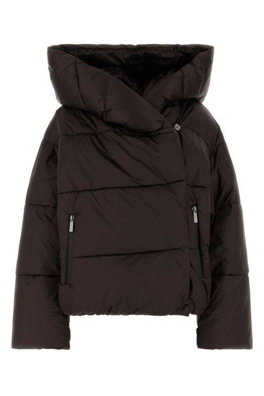 Chocolate polyester padded jacket Bordeaux MICHAEL BY MICHAEL KORS (77G7610M42)