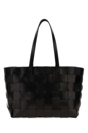 Black leather Japan shopping bag Black DRAGON DIFFUSION (8151)