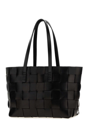 Black leather Japan shopping bag Black DRAGON DIFFUSION (8151)