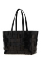 Black leather Japan shopping bag Black DRAGON DIFFUSION (8151)