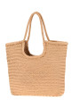 Peach leather Salto shopping bag Brown DRAGON DIFFUSION (8914)
