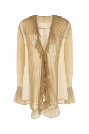 Beige silk blouse ALBERTA FERRETTI (A02036615)