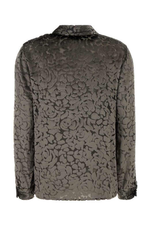 Dark grey jacquard shirt ALBERTA FERRETTI (A02236621)