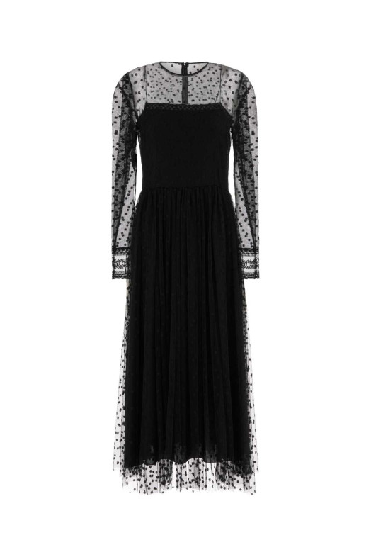 Black tulle dress Black ALBERTA FERRETTI (A04126620)