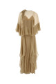 Beige silk long dress ALBERTA FERRETTI (A04146615)