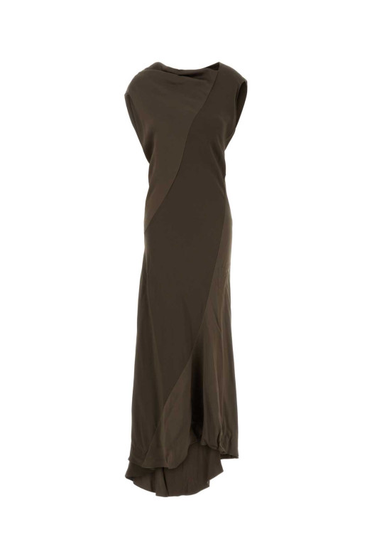 Mud satin long dress ALBERTA FERRETTI (A04216627)
